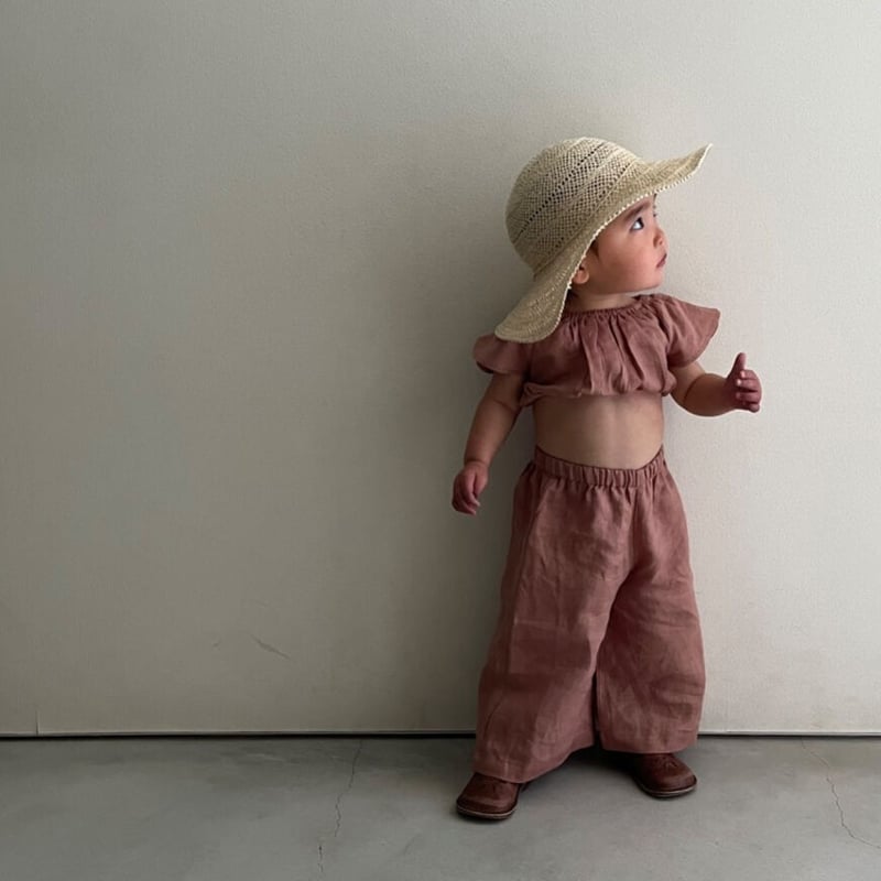 son and daughter リネンセットアップ son and daughter セットアップ 1y son and daughter