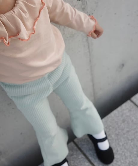 UANDEL - flare pants (Mint green)