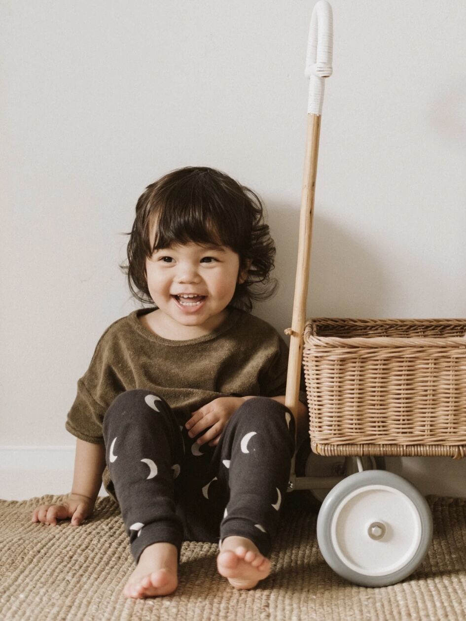 organic zoo - Olive Terry Boxy T-Shirt 送料無料 | U