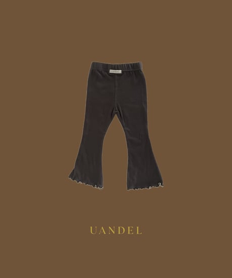 UANDEL - Mellow Collared Pants (Charcoal)