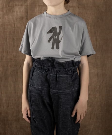 HELLO LUPO - E8 Trousers , high waister (Navy blue denim)