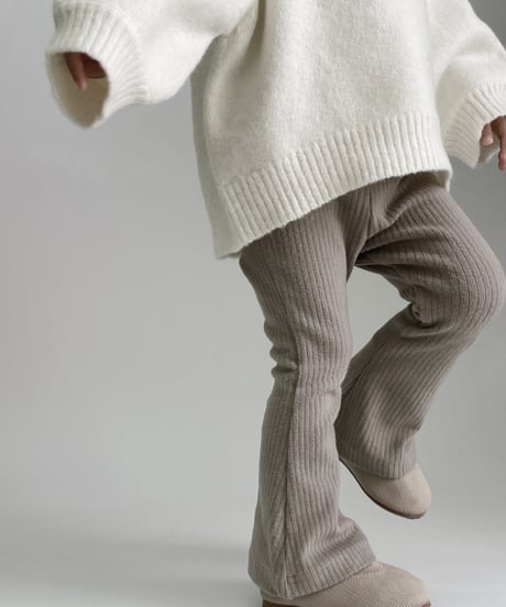 UANDEL - flare pants (Mocha)
