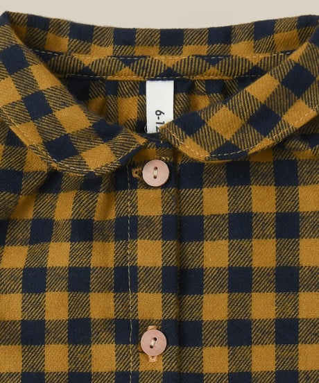 organic zoo - Blueberry Gingham Shirt