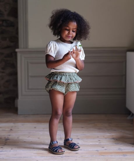 Little Cotton Clothes -  Frilly Poppy Bloomers Hawthorn Floral