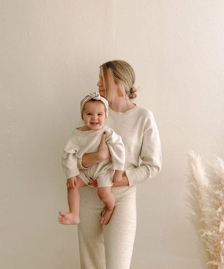 OAT - ‘ Sprinkle Knit ‘ Playsuit