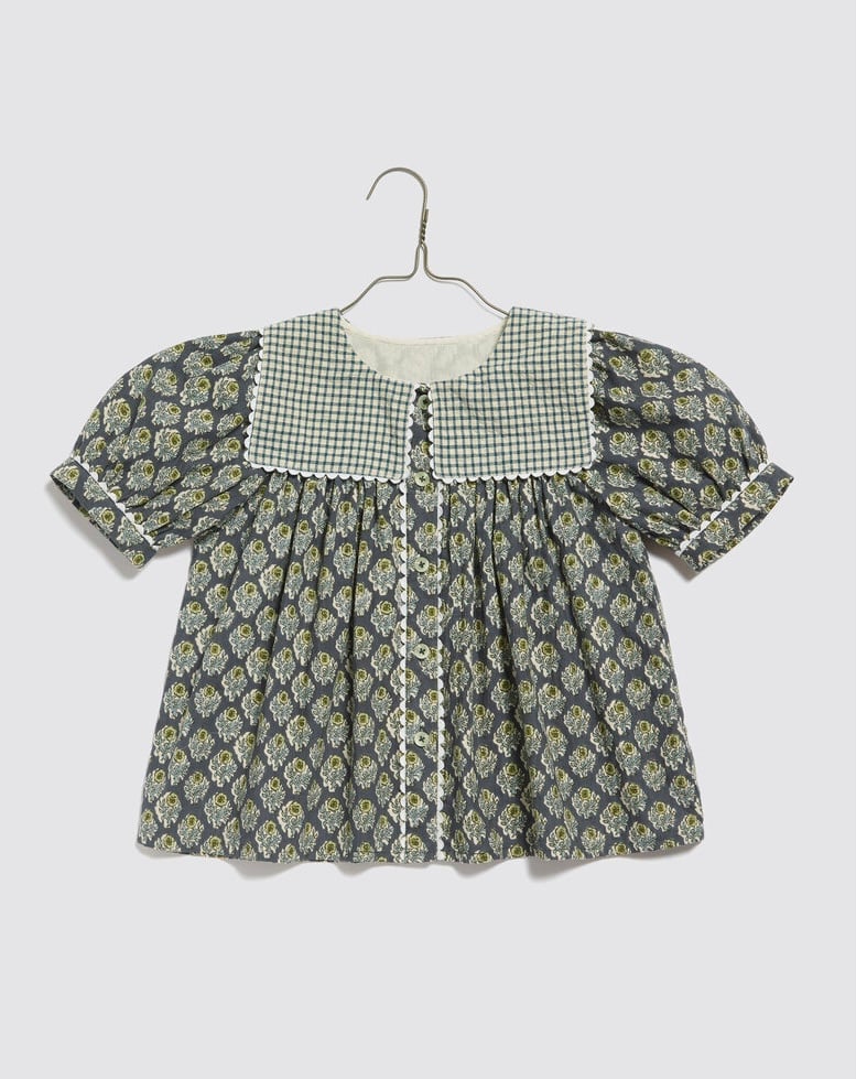 Little Cotton Clothes - Lara Blouse Thistle Flo
