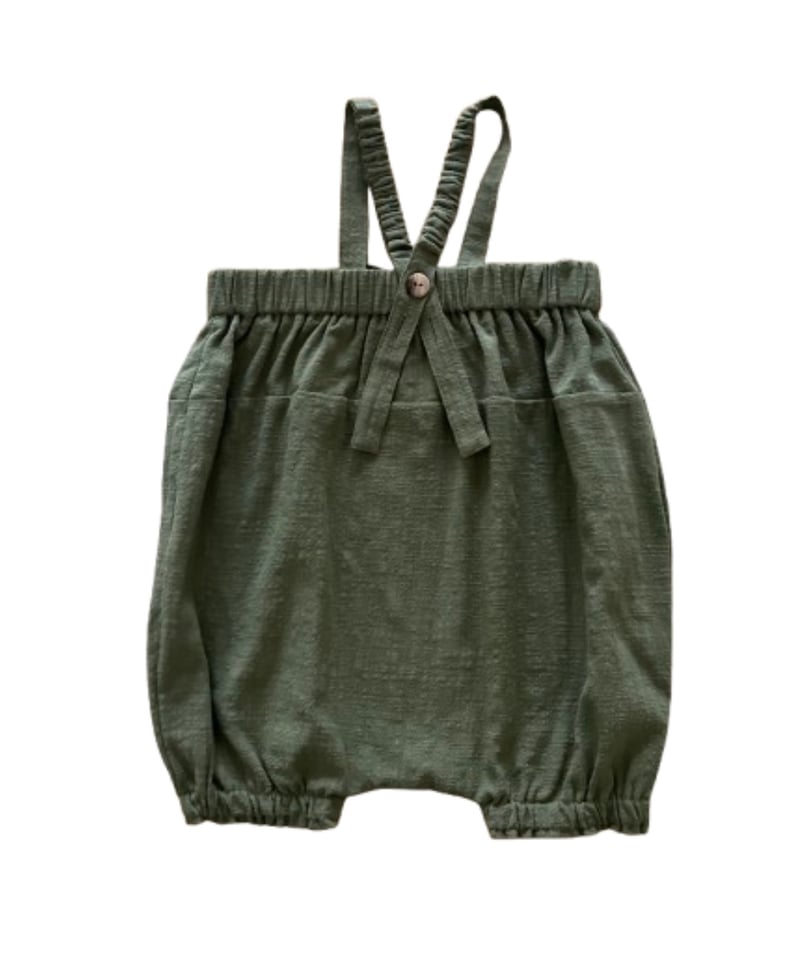 【HELLO LUPO】サロペット　サイズ3 HELLO LUPO - BROOKS BLOOMERS - SAGE | UANDEL
