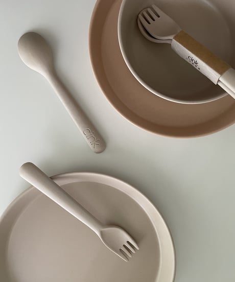 cink - Bamboo Bowl  & cutlery set
