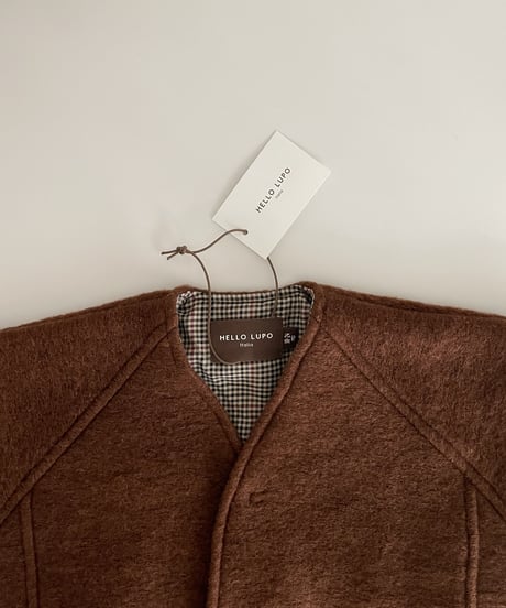 HELLO LUPO - Lupo Kimono Coat / brown (18m〜5y size)