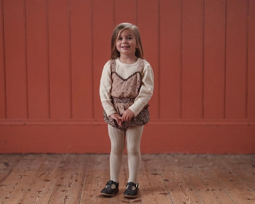 Little Cotton Clothes - Petra Romper Bracken Fl Little Cotton Clothes - Petra Romper Bracken Fl