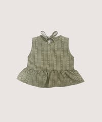 UANDEL - Willow Green Gingham Top