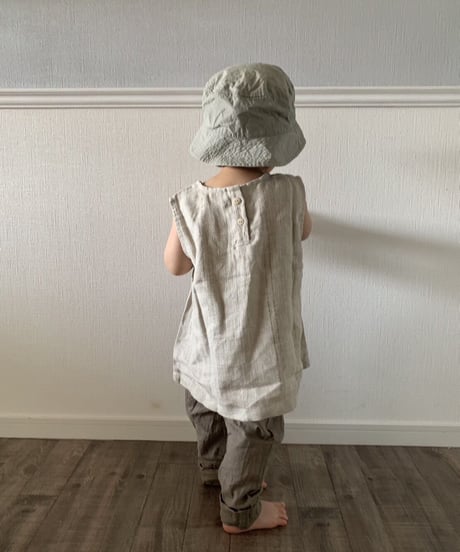 son and daughter - MARU LINEN TOP