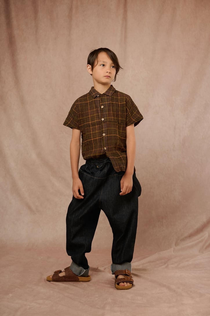 HELLO LUPO - BROOKS TROUSERS - BLUE DENIM | UANDEL