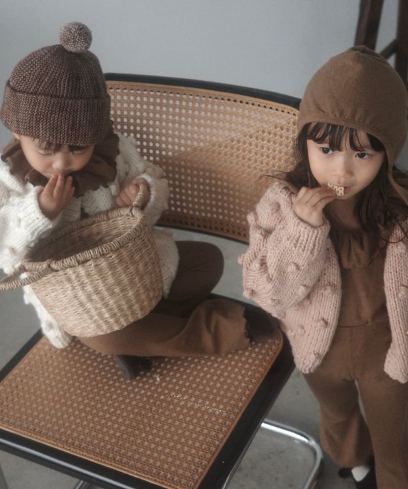 THE BLUEBERRY HILL 人気のポップコーンニット⭐︎新品未使用！ ブルーベリーヒル] ポップコーンカーディガン（12-24ヶ月