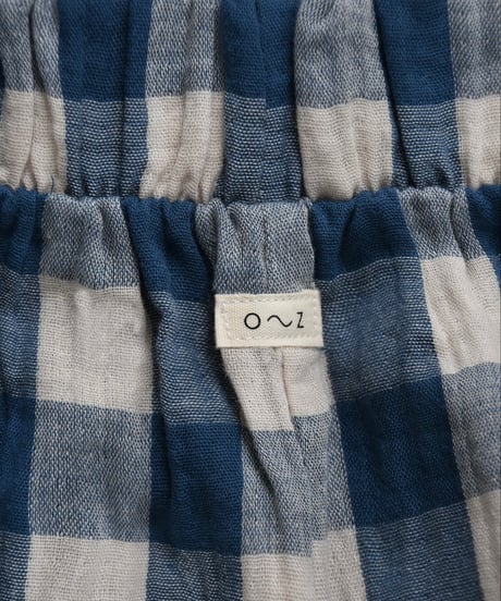 organic zoo - Pottery Blue Gingham Artisan Jumpsuit