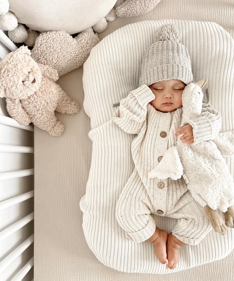 OAT - Sprinkle Knit Ribbed Playsuit