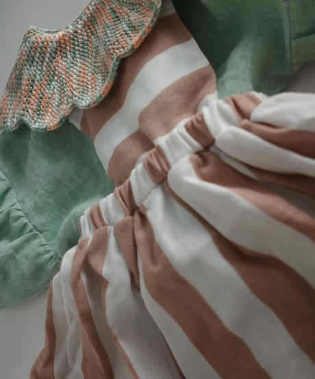 organic zoo - Sienna Stripes Apron Skirt