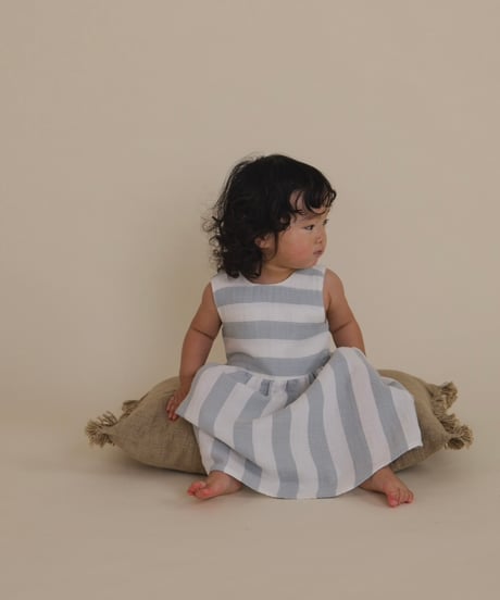 organic zoo - Sardine Stripes Sleeveless Dress