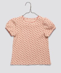Little Cotton Clothes -  Pointelle T-shirt in Tulip Floral