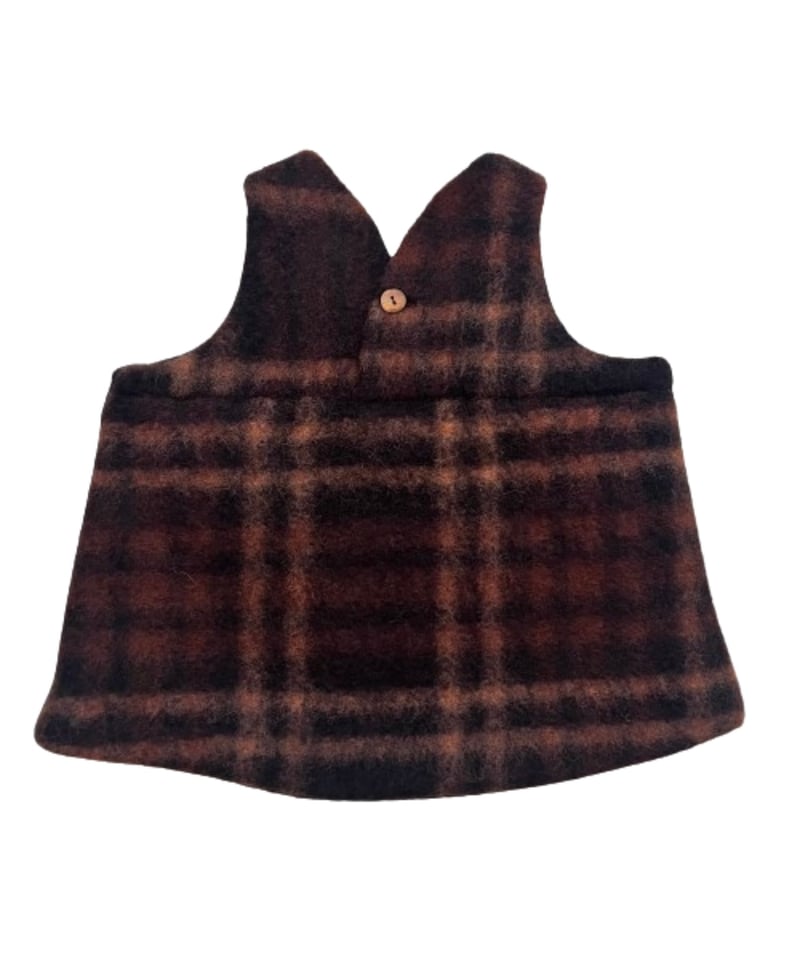 HELLO LUPO - Apron Skirt - Chestnut | UANDEL