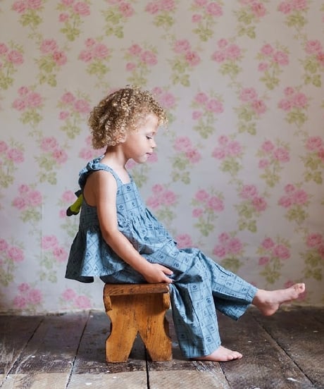 Little Cotton Clothes -  Shirley Top Thyme Floral