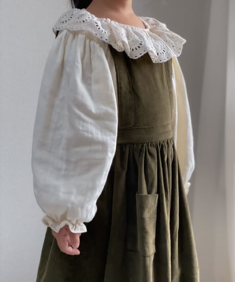 son and daughter - LUNA PINAFORE DRESS