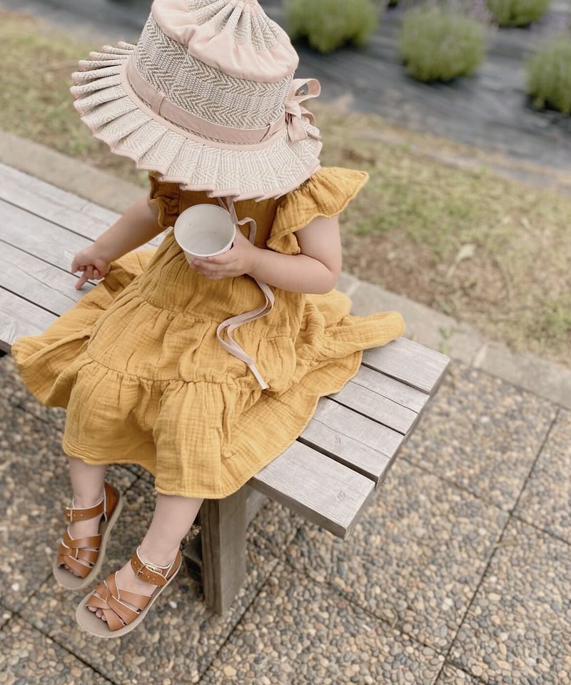 sonanddaughter ベージュ ノースリーブセット son and daughter - NARA SETS (Marigold) | UANDEL