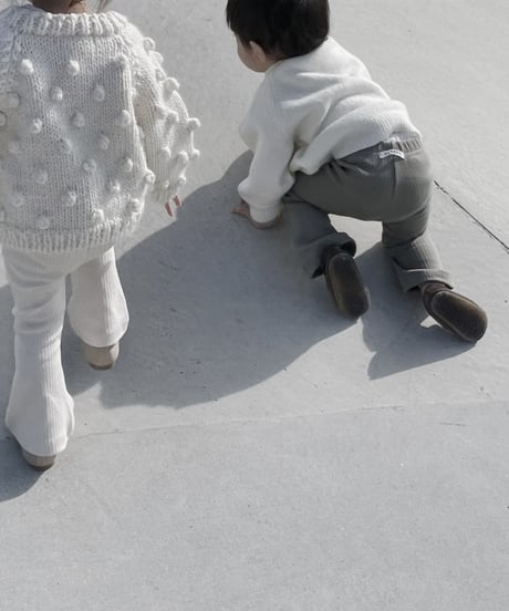 U ANDEL - flare pants (White)