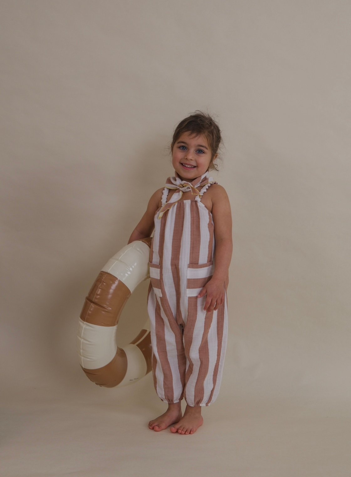 organic zoo - Sienna Stripes Artisan Jumpsuit |