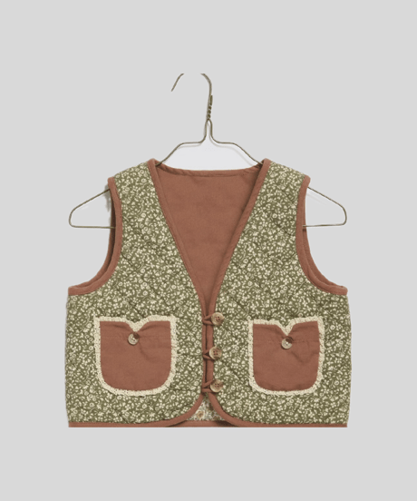 Little Cotton Clothes - Bay Waistcoat Combe Floral