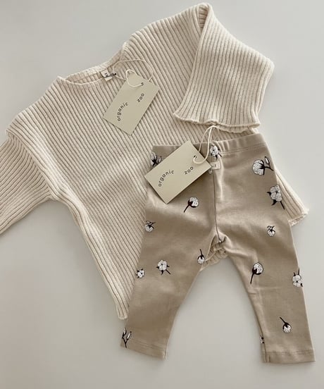 organic zoo - Boat Neck Oat Knitted Top