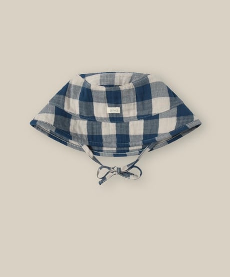 organic zoo - Pottery Blue Gingham Bucket Sun Hat送料無料