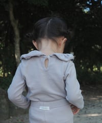 UANDEL - mellow collared top(gray)