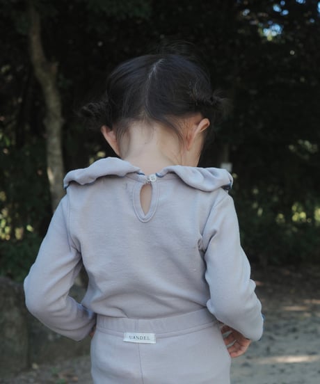 UANDEL - mellow collared tops(gray)