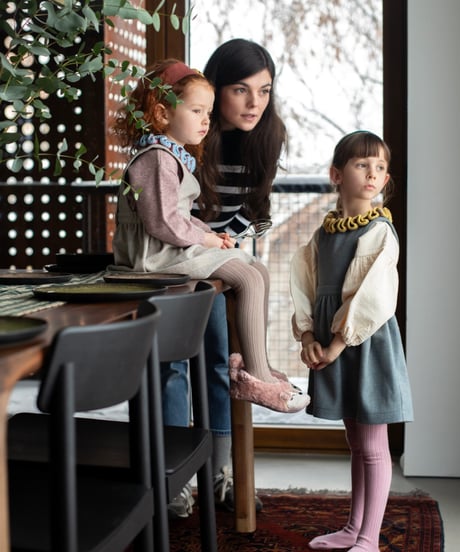Kalinka - Liana Pinafore Chalk