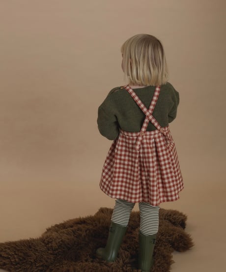 organic zoo - Paprika Gingham Tribe Skirt