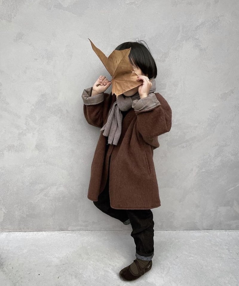 HELLO LUPO - Lupo Kimono Coat / brown (18m〜5y s...