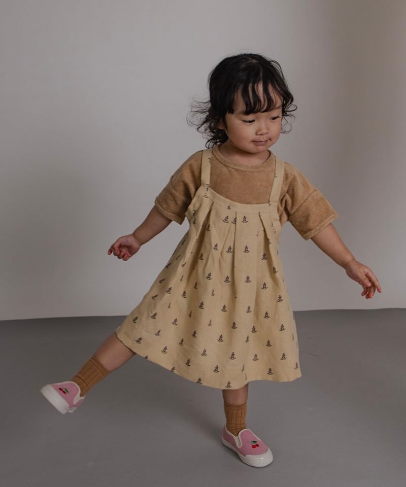 【はっち】　　organic zoo set 2-3y Paprika Waffle Boxy Sweatshirt | Organic Zoo
