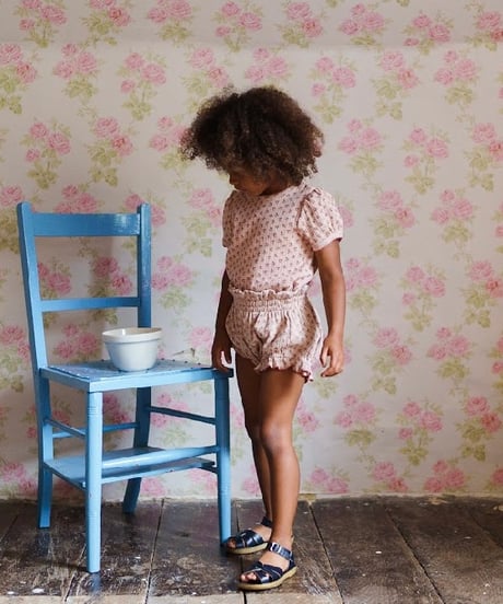 Little Cotton Clothes -  Pointelle T-shirt in Tulip Floral