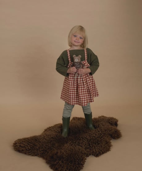organic zoo - Paprika Gingham Tribe Skirt