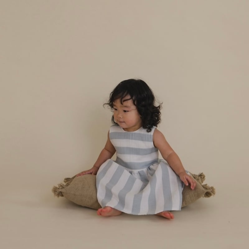 organic zoo - Sardine Stripes Sleeveless Dress