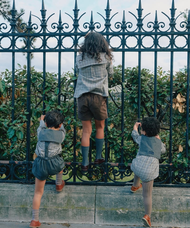 maison marelle セット 予約販売商品】 Maison Marelle - Romper BAC- gingham b