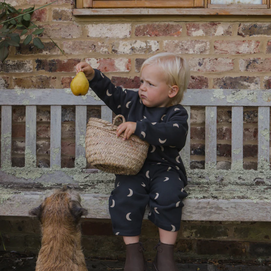 organic zoo - Charcoal Midnight Sweatshirt 3-6m
