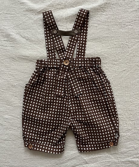 HELLO LUPO - Gigi Shorts (Chocolate quadri )