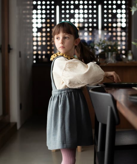 Kalinka - Liana Pinafore Chalk
