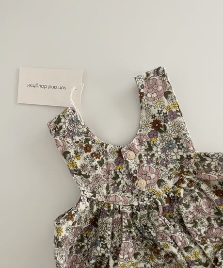 son and daughter - LEILA FLORAL ROMPER