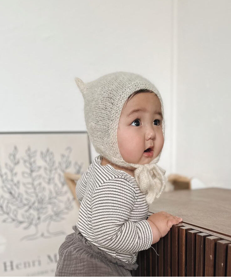 pixie hat white | U andel