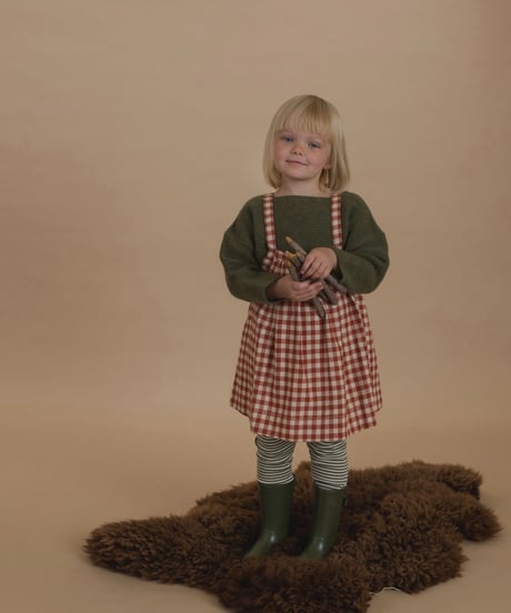 organic zoo - Paprika Gingham Tribe Skirt