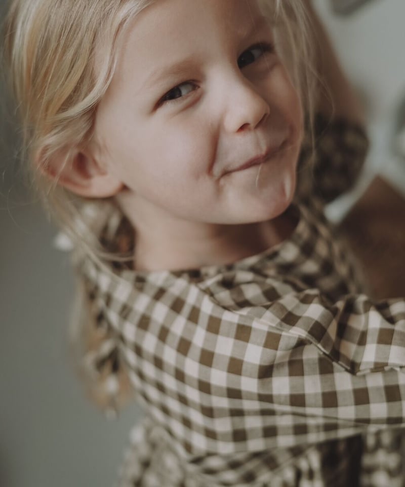 organic zoo - Olive Gingham Bella Dress 送料無料 |