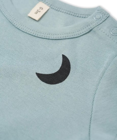 organic zoo - River Midnight Short Sleeve Bodysuit